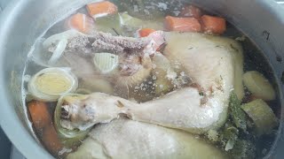 Kippenbouillon  zonder zakjes en pakjes