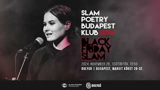 Irlanda Máté - Slam Poetry Budapest Klub Extra - Black Friday Slam