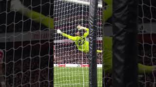 DAVID RAYA WONDER SAVE AGAINST MANCHESTER UNITED 😱