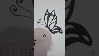 switch board painting ideas/simple design for beginners 🥰/butterfly painting 🦋/Malayalam