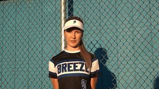 Kathryn Bradford 2017 Softball Skills Video Breeze Fastpitch 18A