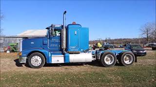 1996 Peterbilt 377 semi truck for sale | no-reserve Internet auction December 28, 2017