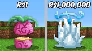 Fruta de ONE PIECE de R$1 vs R$1.00.000