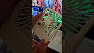 Quick Overview: JISULIFE Desk Rechargeable Personal Fan