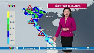 Dự báo thời tiết 12h30 - 28/03/2024 | Bắc Bộ, Trung Bộ mưa giông | VTVWDB