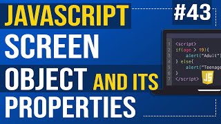 Screen Object and its Properties in Javascript