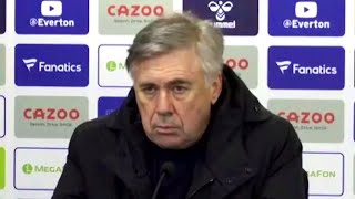 Everton 0-2 Man Utd - Carlo Ancelotti - Post-Match Press Conference