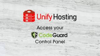 Logging into your CodeGuard Control Panel