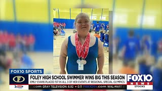 Local Swimmer wins big at Special Olympics Swim Meet
