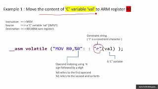 3 ARM GCC inline assembly coding part 3