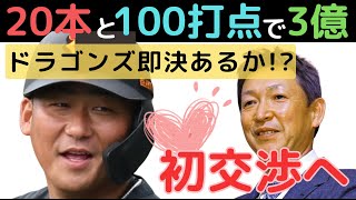 【中日ファンだもんで】ラスボス中田翔と初交渉の立浪監督は即決させられるのか