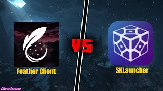 Feather Client VS SKLauncher | Which Is Better And Gives More FPS?