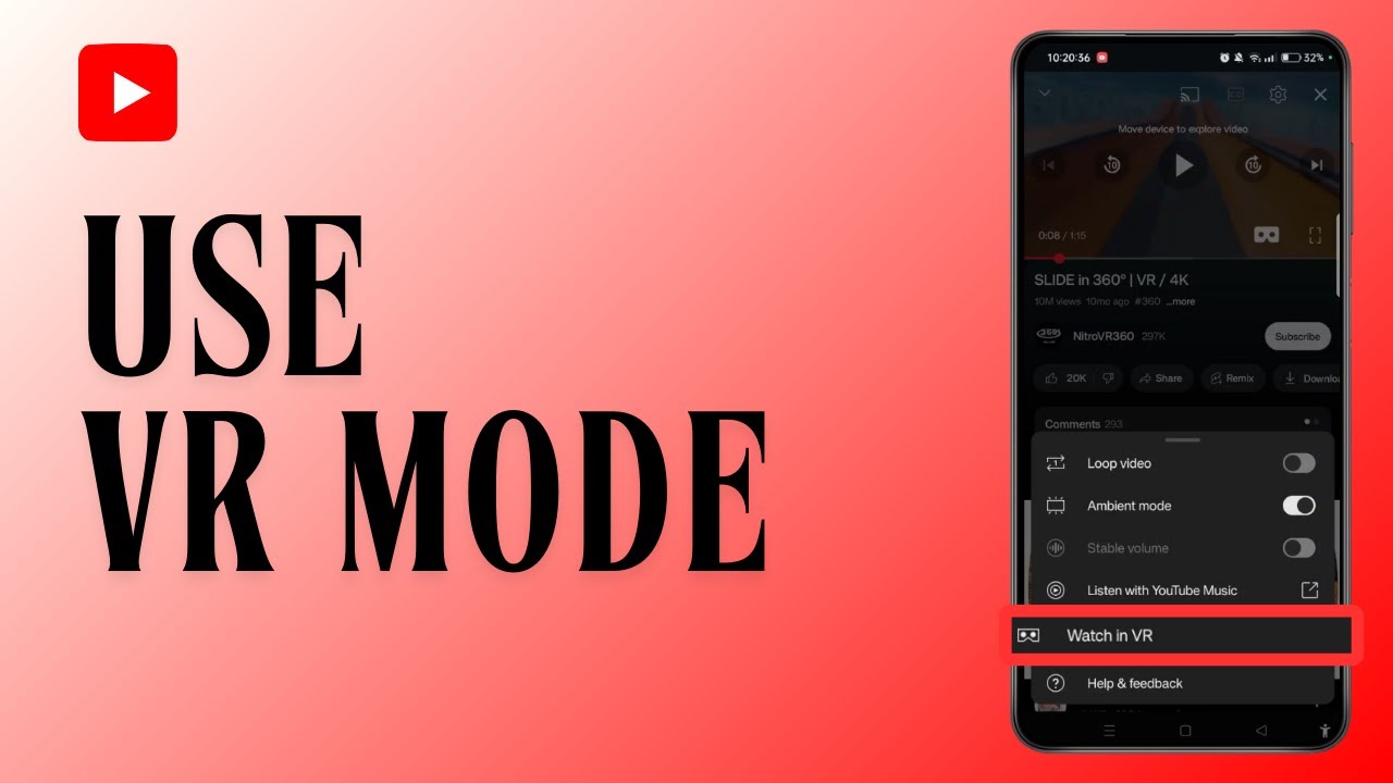 How To Use Vr Mode In Youtube Youtube