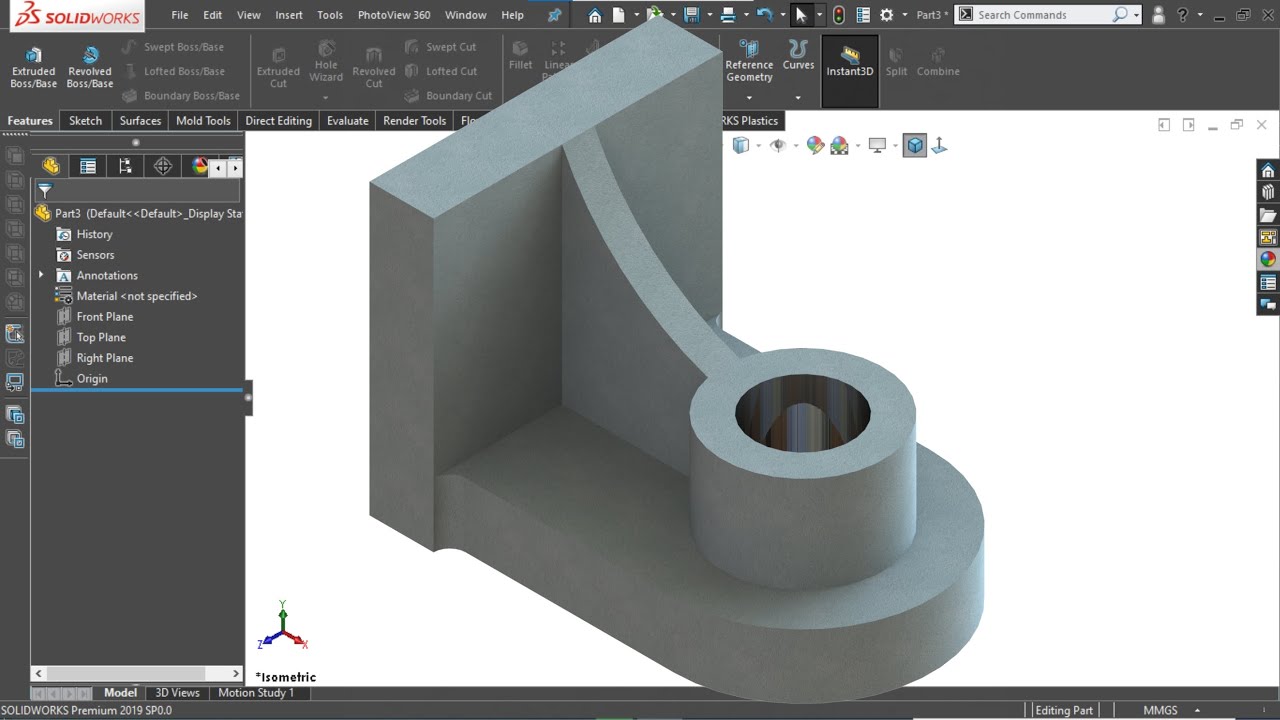 Solidworks Tutorial Beginners Exercises 27 Youtube Solidworks Tutorial Beginners Exercises 27 Youtube