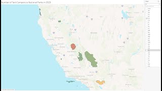 BA 437 | Mapping National Park Visitation in Tableau Using Park Boundaries