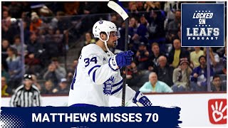 Toronto Maple Leafs' Auston Matthews unable to crack 70 goals, concerns heading into the playoffs