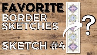 Let's make borders for your scrapbook layouts: Favorite sketch #4 Creative Memories Sketches