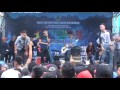 almaheera band on stage at smk plus yasmi cilograng