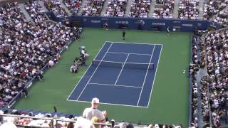 US OPEN 2009, Mens Final, nice rally Federer and Del Potro