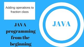 Java Problem solving | Fraction class and operations