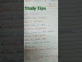 Study Tips For Students In English #shorts #youtubeshorts #education