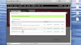 Drupal 7: Creating Content Types