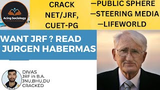 How Important JURGEN HABERMAS is for JRF? ||Sociology Thinkers ||Net,Jrf,cuet ||