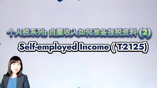 Self employed Income 自雇收入如何准备报税资料 (2)