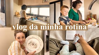 Rotina mãe de dois, comprinhas, organizando a cozinha, papo sobre conciliar tudo, café da tarde... 🫖