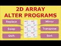 2D array in Java - Alter Programs