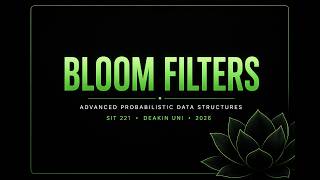 Bloom Filters: Advanced Probabilistic Data Structures