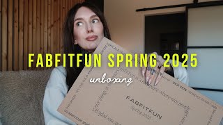 FAB FIT FUN SPRING 2025 UNBOXING + what i would've picked otherwise