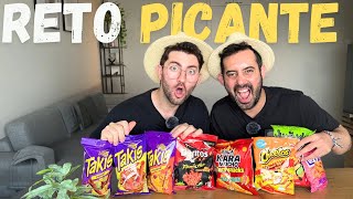 PROBANDO SNACKS MEXICANOS y la papa MÁS PICANTE DEL MUNDO