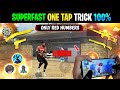 Fastest One Tap Trick With Handcam अब हर Kill Headshot 😱 | One Tap Headshot Trick || Part 7