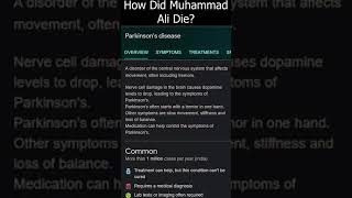 How Muhammad Ali Died