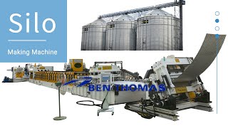 Steel silo corrugated plate making machine/Steel silo corrugated board manufacturing equipment/silos