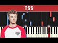 Alec Benjamin - TSS | Piano tutorial