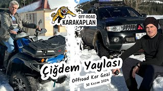 ÇİĞDEM YAYLASI  OFF ROAD KAR GEZİSİ