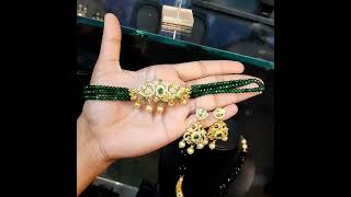 chilakalapudi jewellery//chilakalapudi one gram gold jewellery//cz jewellery//cost:680+$