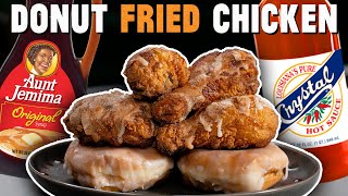 Donut Fried Chicken Recipe | Mythical Kitchen