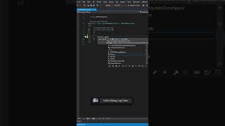 Unity Tips: Debug Log Color #Shorts