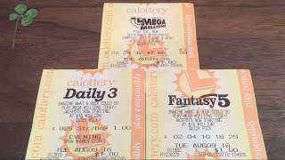 PLAYING THE LOTTO!! Daily 3, Fantasy 5, Mega Millions