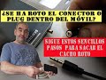 COMO EXTRAER PUNTA ROTA DEL CONECTOR AURICULARES REMOVING HEADPHONES CONNECTOR COMO EXTRAER PUNTA ROTA DEL CONECTOR AURICULARES REMOVING HEADPHONES CONNECTOR