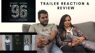 96 Trailer Reaction | Malaysian Indian Couple | Vijay Sethupathy | Trisha | Tamil | Indian Couple
