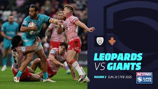 Highlights | Leigh Leopards v Huddersfield Giants | 2025 Betfred Super League | Round 2