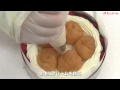 【スイーツレシピ】プチシューケーキ cake of petit cream puffs