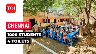 Chennai: High School lacks basic amenities, 11 classrooms and 4 toilets for 1000 students