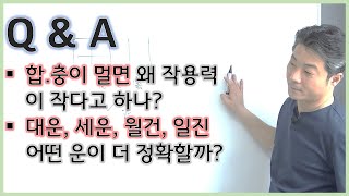 [Q&A] 합충의 거리와 작용력