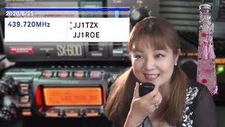 😊🎸ギタリストHarukaの交信動画【第4回】JJ1TZX-JJ1ROE (2020/6/25)🍀