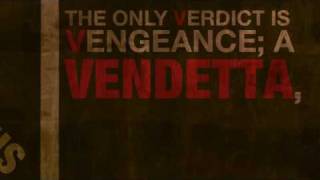 V for Vendetta Typography